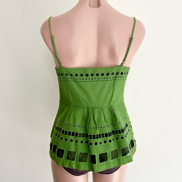 Anthropologie X Maeve Seaborne Corset Peplum Tank - Picture 8 of 11